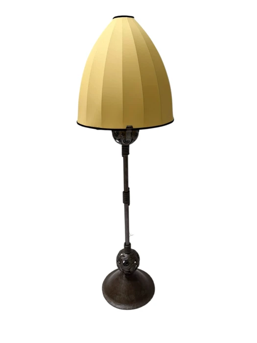 Art Deco Amsterdamse School Floor Lamp by Amsterdamsche Kunstsmederij, 1920s